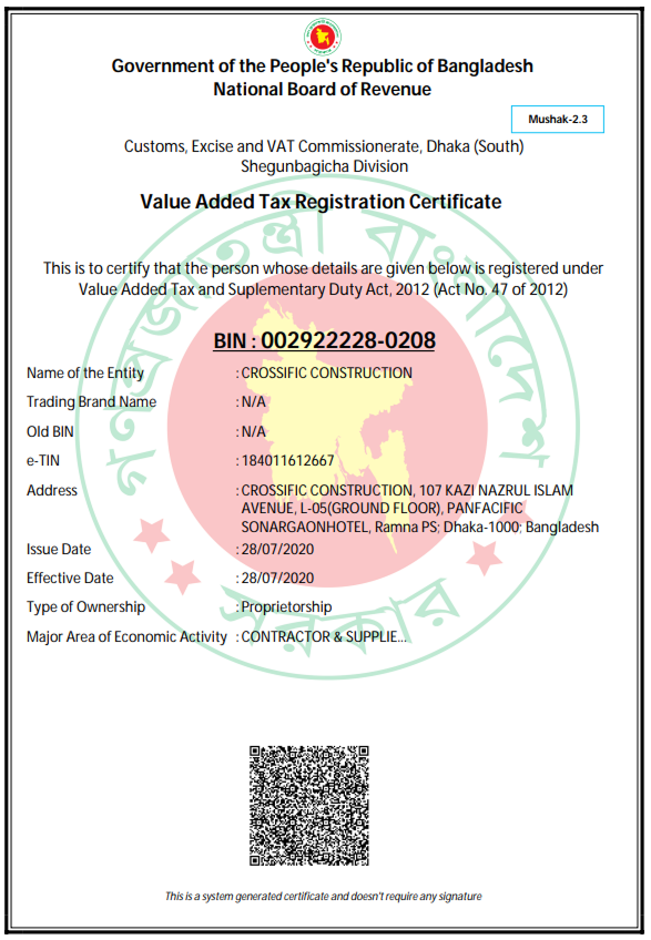 Business Identification Number