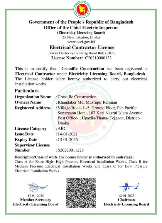 Electrical Contractor License